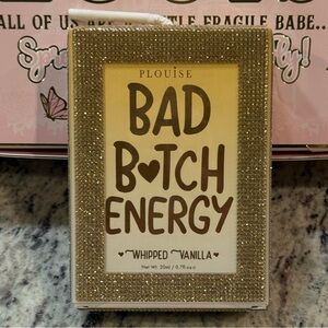 P.Louise Bad B*tch Energy Whipped Vanilla “Crystal Box” Gold tone.  New/Sealed